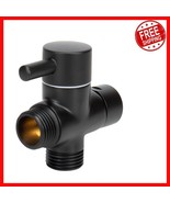Revolutionize Your Shower with Solid Brass Matte Black Diverter Valve G1/2&quot; - $26.72