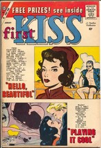 First Kiss #12 1960-Charlton-love triangle-headlight panels-10¢ cover price-FN - $65.48