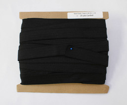 25 yard Reel - 1" Black Gripper Waistband Sport Elastic Sold By the Reel M420.01 - £15.70 GBP