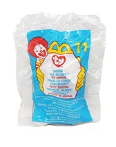 McDonalds TY Teennie Beanie Babie Mini Plush Toy #11 Nook The Husky Dog - $166.60 MXN