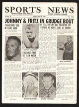 Sports News Wrestling Newsletter 5/30/1967-pix-event info-signed by Thunderbo... - £59.95 GBP