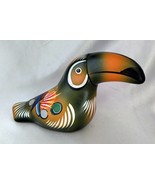 Hand Painted Mexican Talavera Ceramic Pottery Tabletop TOUCAN Figurine - $19.50