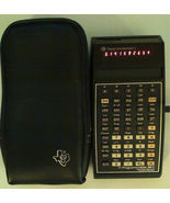 TI-58C Vintage Red LED Programmable Scientific Calculator + Case + Modul... - $74.95