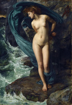 FRAMED CANVAS ART PRINT giclee Edward Poynter - Andromeda - $83.16