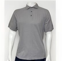 Kuhl Golf Polo Shirt Mens XL Gray Organic Cotton Wildfibre Wayfarer Knit... - $21.10