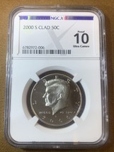 2000S Clad- Kennedy Half Dollar NGC X 10 Ultra Cameo - £43.23 GBP