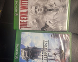 SET OF 2 Star Wars Battlefront+  THE EVIL WITHIN 2 (Xbox One)/ COMPLETE - $9.89