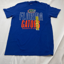 Florida Gators Captivating Mens Shirt T-Shirt Blue Spellout Collegiate M New - £13.44 GBP
