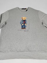 Polo Ralph Lauren Polo Bear Crewneck Sweatshirt Men&#39;s 2XL Gray Pullover ... - $139.99