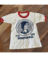 Vintage Bicentennial Kids Tshirts Single Stitch Size M (6-8) Bloody Run - $444.38 MXN