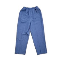 Alfred Dunner Elastic Waist Pull On Pants ~ Sz 14 ~ Blue ~High Rise ~ 27&quot; Inseam - £17.76 GBP