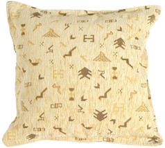 Tribal Yellow Pillow, with Polyfill Insert - £32.10 GBP