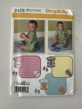 Simplicity 2428 Babies ROMPER BOOTIES BLANKET Sz XS-L SEWING PATTERN New... - $74.48 MXN