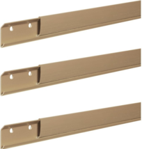HANG RAIL COVER 22&quot;, SATIN GOLD - Knape &amp; Vogt 0321-CVR-22SG (3-PACK) - $16.82