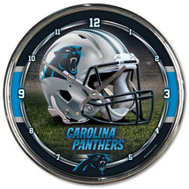 Carolina Panthers Chrome Clock - NFL - £24.41 GBP
