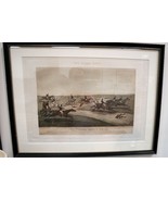 HENRY ALKEN The Quorn Hunt Original Aquatint ca1840 Equestrian Framed - £123.85 GBP