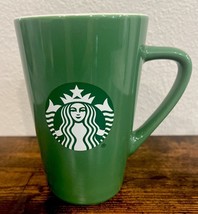 Starbucks 12 oz Coffee Tea Mug Cup Forest Green Ceramic 2021 Mermaid Sir... - $11.17