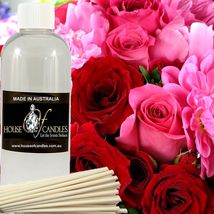 Peony Rose Scented Diffuser Fragrance Oil FREE Reeds - $13.00+