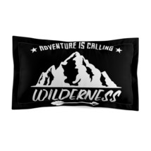 Adventure is Calling Wilderness Feather Pillow Sham | Lightweight Woven Microfib - £26.04 GBP+