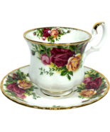 Royal Albert 1962 Old Country Roses Bone China Tea Cup and Saucer - $22.97