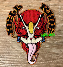 HELL RIDE PATCH sexy devil girl motorcycle biker patches jacket vest vin... - £4.79 GBP