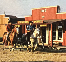 VTG 1960s Sheriff&#39;s Posse in Old Abilene Town KS Kansas Postcard 3.5x5.5 Western - $9.49