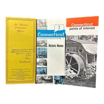 3 Connecticut Points of Interest Historic Houses Homes Visitors Travel B... - £7.85 GBP