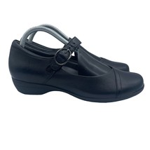 Dansko Fawna Milled Napa Mary Jane Wedge Shoes Leather Buckle Womens 40 ... - £58.39 GBP
