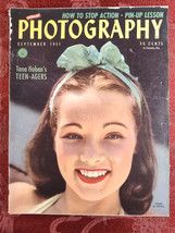 Popular Photography Magazine September 1951 Teenagers Stop Action Pinup Lesson - £12.94 GBP