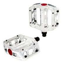 S&amp;M Bmx Bike 101 Metal Bicycle Pedals 9/16&quot; Silver Raw Primo Cult Sunday Odyssey - £31.96 GBP