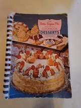 The Beta Sigma Phi International Cookbook Desserts Vtg 1968 - £9.44 GBP