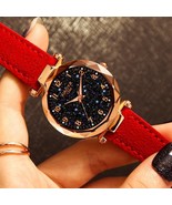 Star Sky Dial Clock Luxury Rose Gold Women&#39;s Bracelet Quartz Wrist Watches - £23.96 GBP