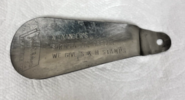 Vintage Shoehorn Alexander&#39;s Springfield Oregon S&amp;H Stamps Shoe Horn Sho... - $413.55 MXN