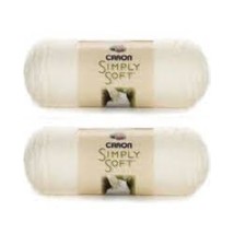 Bulk Buy: Caron Simply Soft Yarn Solids (2-Pack) (Off White) - $33.99
