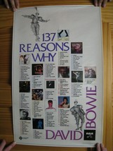 David Bowie 137 Reasons Why Poster-
show original title

Original TextDavid B... - £140.83 GBP
