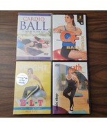 DVD Lot 4 Workouts Cardio Ball Quick, Fix B.L.T. Karen Voight, Cathe Bas... - $15.00