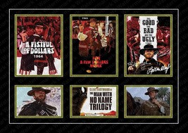 00138 clint eastwood spaghetti westerns the good the bad &amp; the ugly A4 signed li - £7.99 GBP