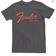 Men&#39;s Fender Distressed Vintage Logo Graphic Tee 2XL - $19.99