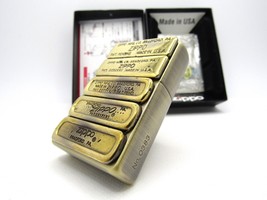 Bottom Metal Limited Solid Brass Zippo 2004 MIB Rare - £165.25 GBP
