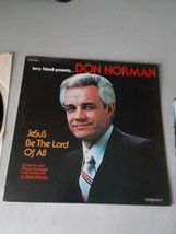Don Norman – Jesus Be The Lord Of All (LP, 1976) EX/EX, Tested, Gospel - $4.94