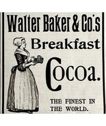 1904 Walter Baker Breakfast Cocoa Advertisement Chocolate Ephemera LGADYC2A - $28.01 CAD
