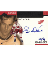 1999-2000 UPPER DECK OVATION #SS2 GORDIE HOWE SUPER SIGNATURES #50-99 - $395.00