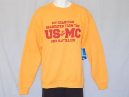 USMC Marines Sweatshirt Parris Island Grandson 2nd NEW United States Marine Corp - £28.56 GBP