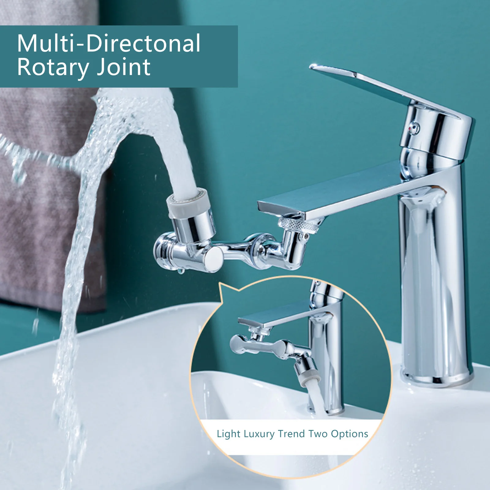 House Home Universal 1080° Rotation Sink Faucet Aerator Splash Filter Kitchen Ta - £20.71 GBP