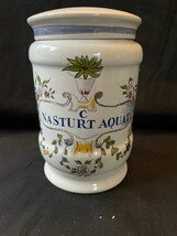 antique ceramic albarello - apothecary jar . Marked bottom - £54.98 GBP