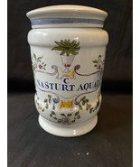 antique ceramic albarello - apothecary jar . Marked bottom - £53.94 GBP
