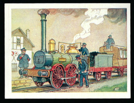 Vtg 1951 Fritz Homann Railroad Trading Card Locomotive Train Ag Margarine German - £15.68 GBP