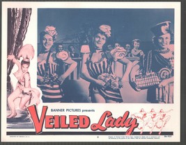 Veiled Lady 11&quot;x14&quot; Lobby Card #6 Maria Litto Anneliese Rothenberger Showgirls - £104.67 GBP