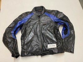 Revenger Vintage Veste Cuir Moto Étiquette 52 Aisselle/Aisselle 20 &quot; (mc408) - £53.77 GBP