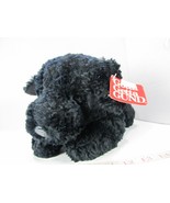 Gund 1474 NUZZLES Black Puppy Dog Red Bow Stuffed Plush w/Tag 15&quot; Realistic - £18.47 GBP